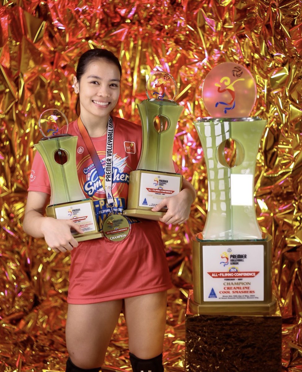 Our Best OH, Finals MVP and Champion JEMA GALANZA !! ✨Queen of Consistency! Thank you for always fighting for Creamline !! 🏆🏆🏆✨ 

#PVL2024