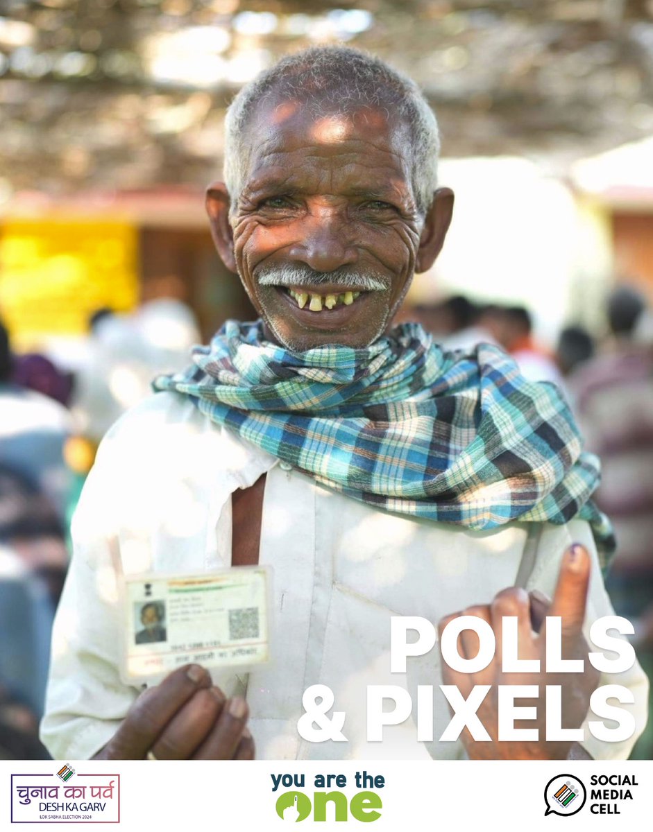 📸 POLLS & PIXELS: A visual journey through the heart of India's Democracy.

#Elections2024 #ChunavKaParv #DeshKaGarv #IVote4Sure