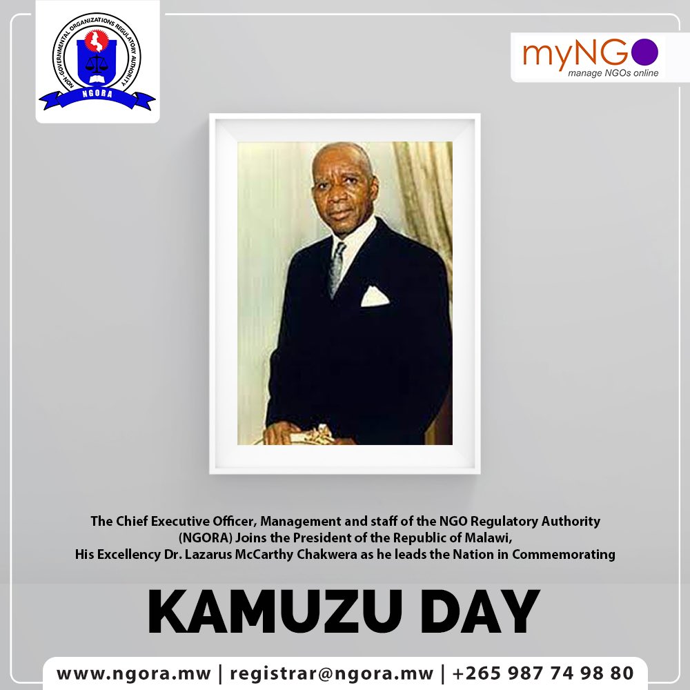 Let's honor Kamuzu Banda's legacy and reflect on his contributions to Malawi's history and progress. 
Happy Kamuzu Day!