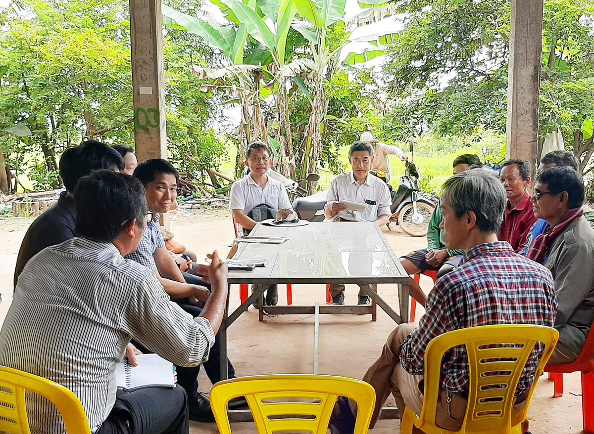 【#Cambodia🇰🇭】 “Project for Development and Social Implementation of Greenhouse Gas Emission Reduction Technologies in Paddy Fields of West Tonle Sap Lake by Establishing a Large Paddy Area Water Management System” has been launched！ About Project👇 ✅jircas.go.jp/en/reports/202…