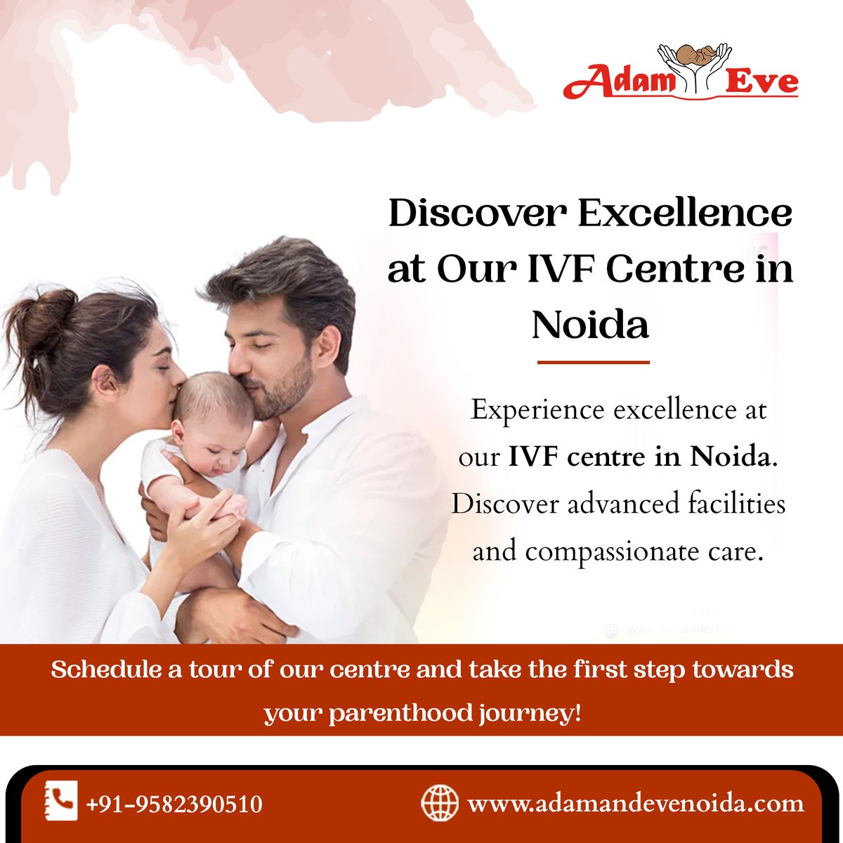 Transforming dreams into reality, one step at a time with IVF treatment at Adam and Eve Noida.🌟
𝗕𝗼𝗼𝗸 𝗬𝗼𝘂𝗿 𝗙𝗶𝗿𝘀𝘁 𝗙𝗿𝗲𝗲 𝗔𝗽𝗽𝗼𝗶𝗻𝘁𝗺𝗲𝗻𝘁:
𝗖𝗮𝗹𝗹 +𝟵𝟭-𝟳𝟲𝟲𝟵𝟴𝟬𝟱𝟲𝟬𝟬
#IVFSuccess #AdamAndEveNoida #FertilityTreatment