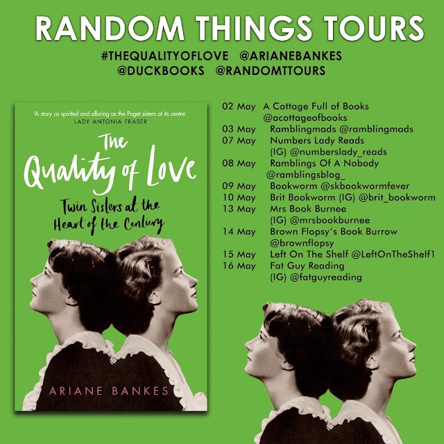 Welcome to my stop on the @RandomTTours #BlogTour for the fascinating and poignant story of the Paget sisters, Celia and Mamaine, in #TheQualityOfLove by @arianebankes Out now from @Duckbooks brownflopsy.blogspot.com/2024/05/the-qu…