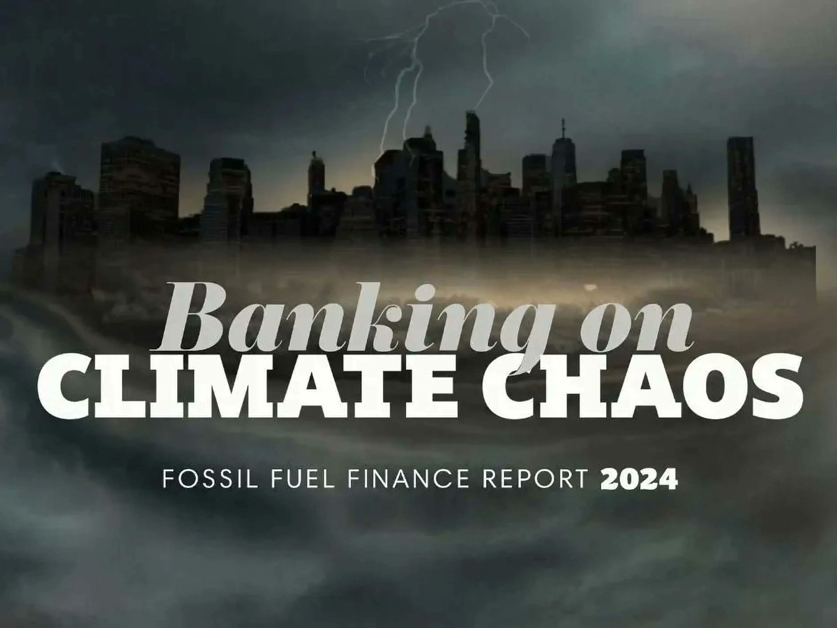 World’s 60 biggest banks financed fossil fuels by $6.9 trillion since Paris Agreement, report reveals.
.
#fossilfuels #climatechange #bankingonclimatechaos #ParisAgreement #finance #greenwashing #stopfundingfossils #banksnotleaders
.
Read full story: sustainabilityeconomicsnews.com/financial-sect…