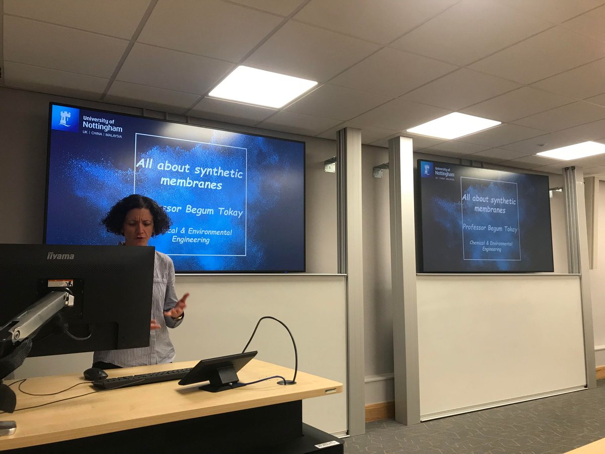 Jake McClements (@jakemcclements) on Twitter photo Prof. Begum Tokay from <a href="/UniofNottingham/">Uni of Nottingham #WeAreUoN</a> gave a fantastic guest seminar last week on synthetic membranes! Prof. Begum Tokay from <a href="/UniofNottingham/">Uni of Nottingham #WeAreUoN</a> gave a fantastic guest seminar last week on synthetic membranes!