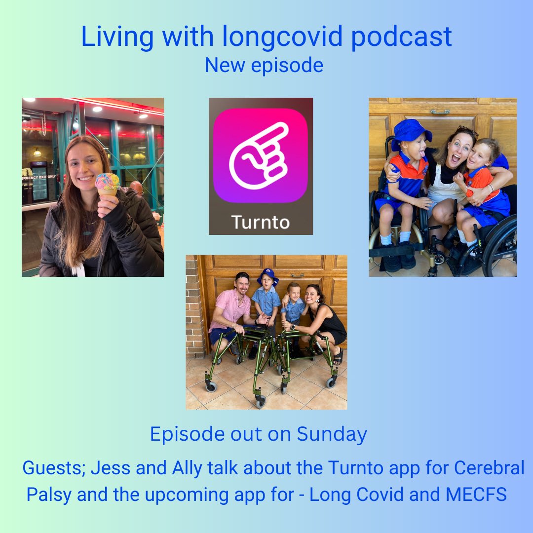 Coming up on the #podcast this week! You may not have heard of the FREE app @turnto_cerebralpalsy or the upcoming @turnto_longcovid and @turnto_mecfs but you soon will. More info on the pod coming up later in the week #longcovid #mecfs #cerebralpalsy #community #onedayatatime