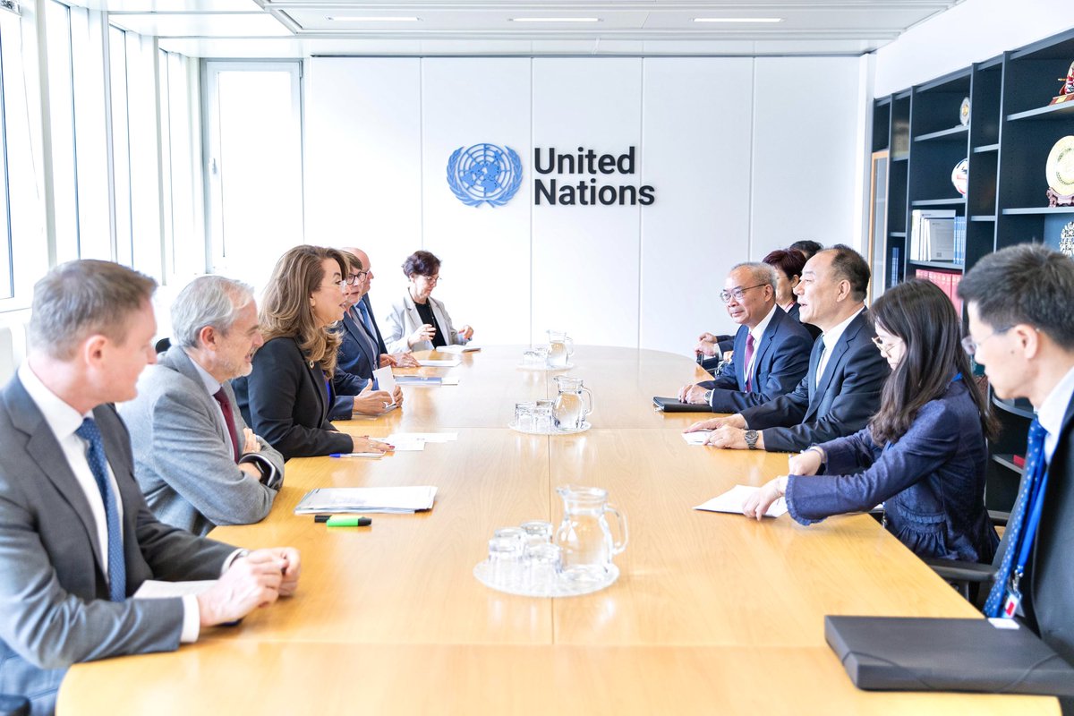 Had a productive meeting with China Vice Minister of Justice Zhao Changhua at #CCPCJ33, strengthening our partnership on crime prevention & criminal justice. We discussed intl. cooperation against transnational organized crime & how to expand our work on mutual legal assistance.