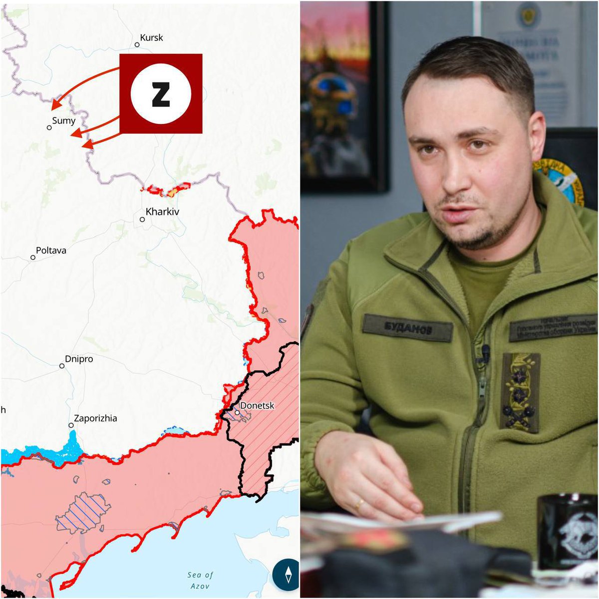 Буданов прогнозує наступ росії в напрямку Сум, — The New York Times Він заявив, що атаки росіян в Харківській області триватимуть 'ще три-чотири дні', після чого російські війська, як очікується, 'зроблять рішучий наступ у напрямку Сум'.