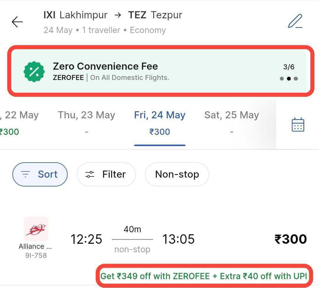 Get Flight  Tickets for ₹300 Only with No Convenience Fee.

Enter Route : TEZPUR ( TEZ ) TO LAKHIMPUR ( IXI )

fkrt.cc/EbvoqTKG

Code : ZEROFEE.
