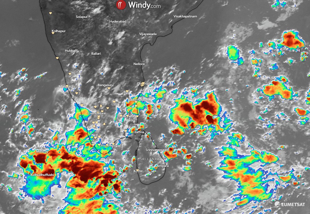 From tomorrow to Saturday is the best chance for rains in  coastal zone including #Chennai and suburbs. Don't no about intensity, few places in coast will come under intense rains. #Kanchipuram #Chengalpattu #Cuddalore #Puducherry #nagai #delta this rains will be during morning