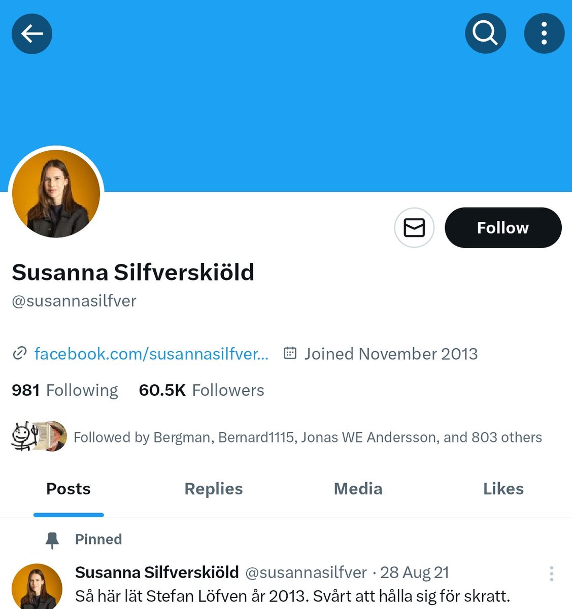 Moderaterna kallar till möte om SD:s trollfabrik, men avlönar själva den svenska högerns största troll @susannasilfver.
Hon har ALDRIG skrivit i sin bio att hon jobbar för statsministern på regeringskansliet.