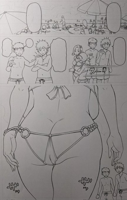 何とか無事にネームOKもらえたので今日からペン入れ作業開始。 