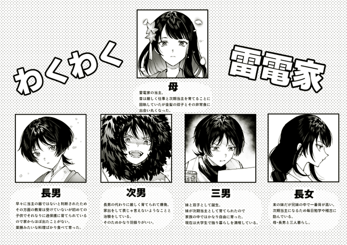 ⚡家族現パロ幻覚 