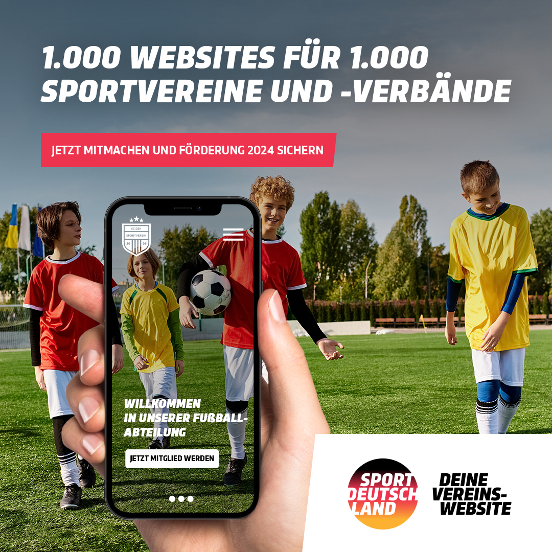 💡 Die Vereinswebsite ist das digitale Aushängeschild und trägt maßgeblich dazu bei, neue Mitglieder und Sponsoren zu gewinnen sowie bestehende Mitglieder zu binden. ✅❗Jetzt informieren: 🔗vereinswebsite.sportdeutschland.de 👈