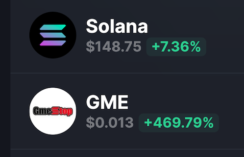 Interesting to note today that trading the GameStock (GME) meme coin on the Solana (SOL) blockchain could NOT be halted.

One should ask themselves what financial or monetary system should they be supporting blockchain or the current system?

kenburridge.com/gamestop-walls…

#GMEonSOL