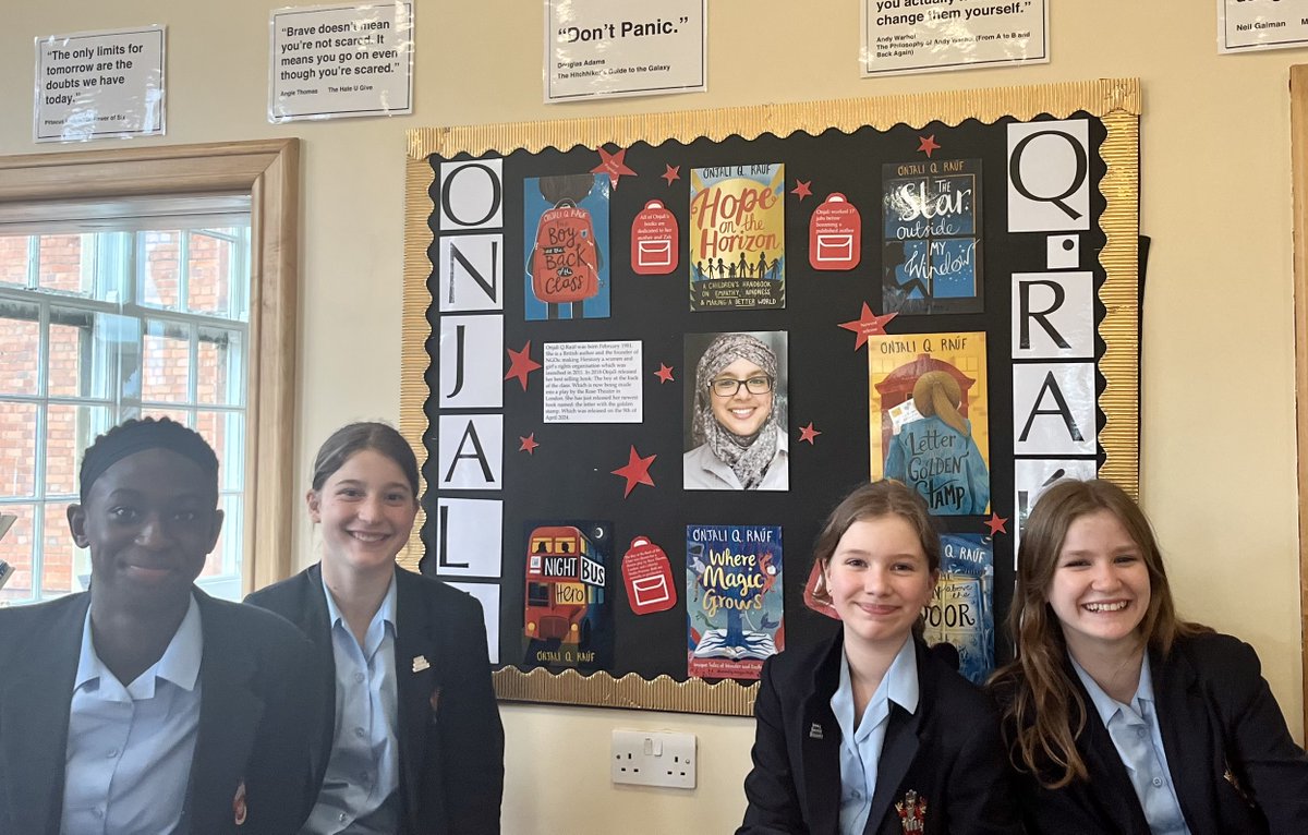 📚 Excitement is building as we draw nearer to the anticipated visit of author Onjali Rauf this Friday! A round of applause for our dedicated pupil librarians for the outstanding display they have created. Their efforts truly shine! 🌟 #AuthorVisit #PupilLibrarians #OnjaliRauf