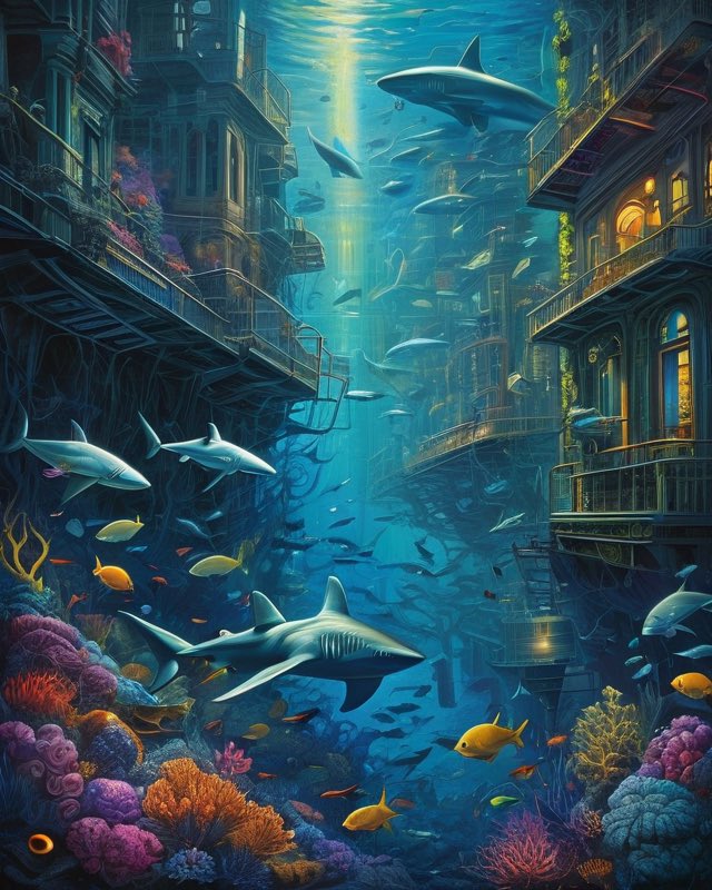 Last weekend i went to an exhibition about our oceans with my gf and i thought: What if i use this as a #synthwave setup instead of big cities or driving around the beach in my ferrari.

What do you think?