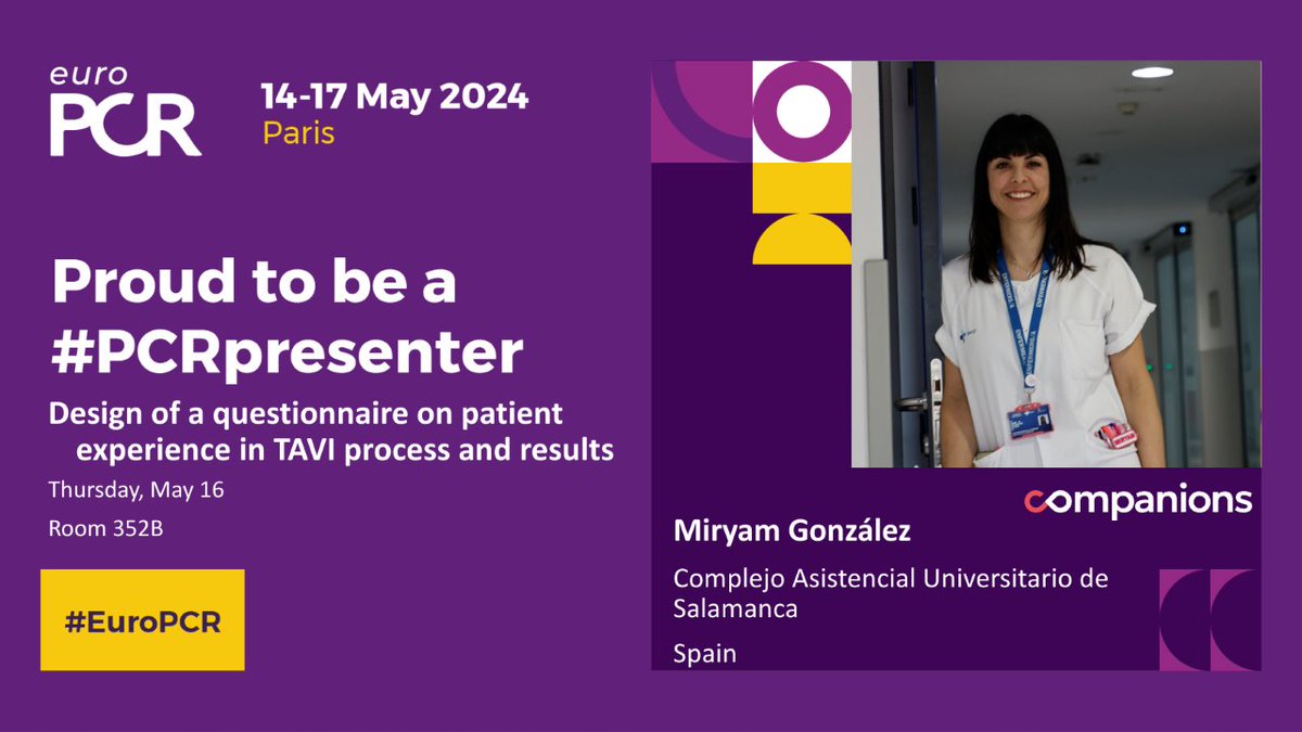 The Spanish TAVI nurse comes back to Paris.✈️
The patient experiencie👏👏👏❤️