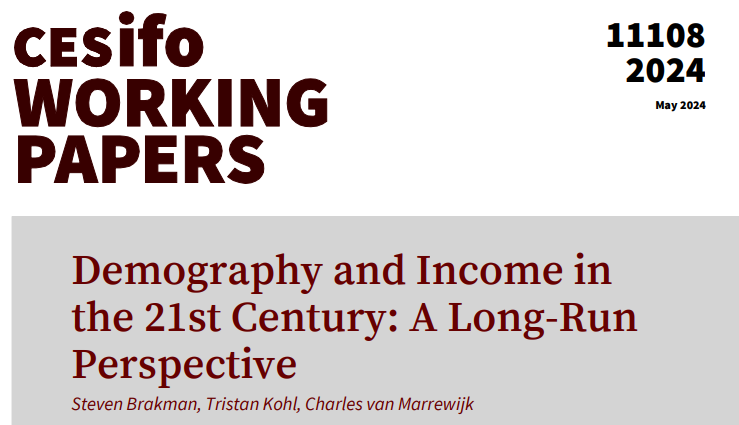 CESifo (@cesifonetwork) on Twitter photo Demography and Income in the 21st Century: A Long-Run Perspective | <a href="/SBrakman/">Steven Brakman</a> <a href="/TristanKohl/">Tristan Kohl</a> Charles van Marrewijk
#EconTwitter cesifo.org/en/publication⦠Demography and Income in the 21st Century: A Long-Run Perspective | <a href="/SBrakman/">Steven Brakman</a> <a href="/TristanKohl/">Tristan Kohl</a> Charles van Marrewijk
#EconTwitter cesifo.org/en/publicationā¦