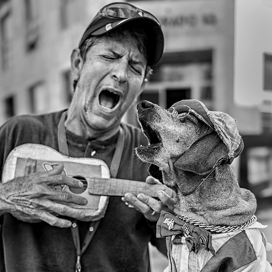 Havana crooners, 2016 - by Annie Katz, American