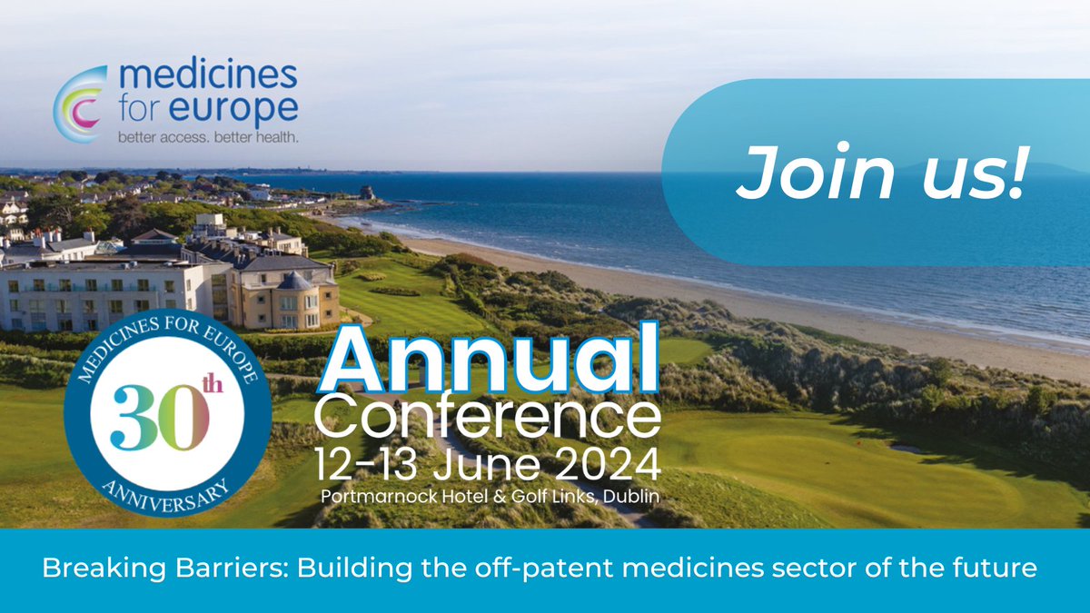 Ready to break with tradition to grant #AccessForAll?

Join us in Dublin this June, for a panel on the Future of Medicines. Register now to explore innovative approaches to improving existing treatments via #ValueAddedMeds!

medicinesforeurope.com/events2024/ann…