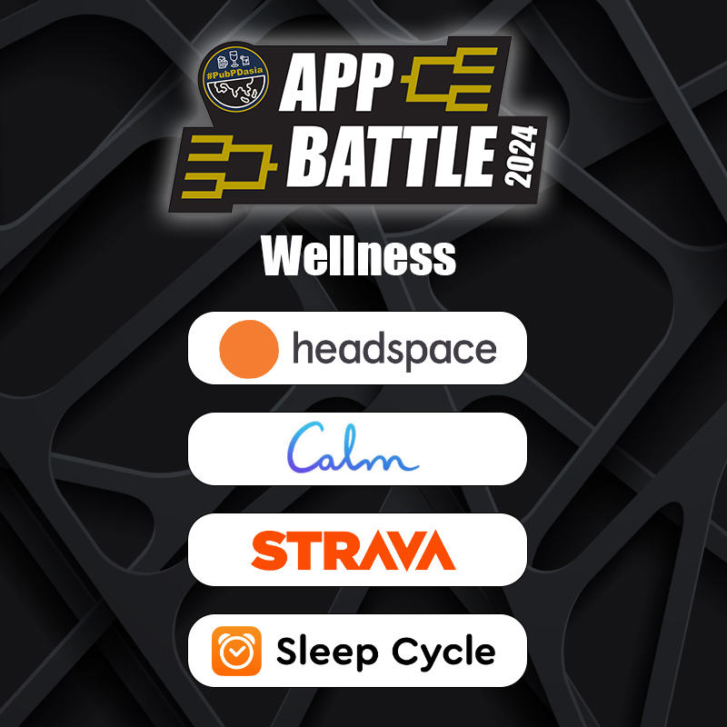 Q1: Vote for your preferred #Wellness app! 🌿 #PubPDasia Share in the comments your reasons for voting for your favorite app. Let's prioritize self-care together! @clos_gm @tweetdanai @KadyMelvin @j_smigel @rbattistoni72 @cajeziorski @MissNicholaAnn