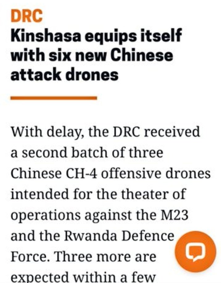 🇷🇼🇪🇺🇺🇳, 14/05/024, L'acquisition de ces nouveaux drones par FÉLIX TSHISEKEDI pour combattre le m23 prouve que son régime n'est pas pour la gestion pacifique de cette crise pour résoudre les causes profondes.1t @EU_Commission @jlprdeangola @USAenFrancais @EUatUN @HuangXia16