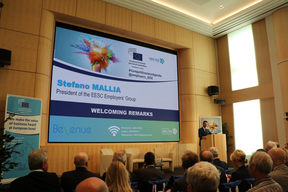 💡Europe can only be a frontrunner if the business case for innovating and investing in Europe are at the core of EU regulation Simplification of bureaucracy, easier access to funding and fast approval processes are key Welcome remarks by @StefanoMalliaEU #CompetitivenessAgenda