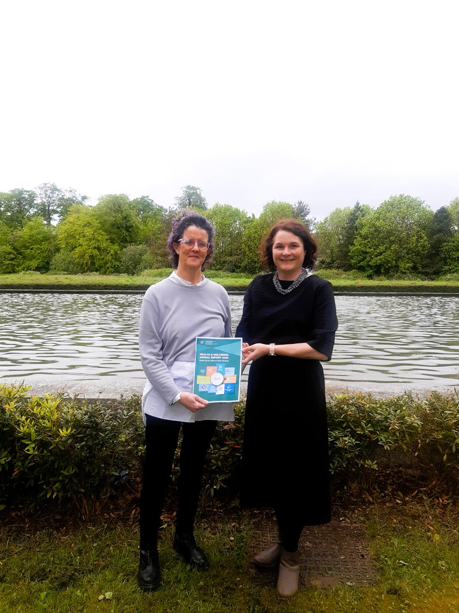 Head of Health and Wellbeing @MargaretMcQui10 and Health Promotion and Improvement Manager @HeaveyKaren launch the DSKWWCH Health and Wellbeing Annual report for 2023. Read all about the progress made. bit.ly/HealthandWellb… @HsehealthW @HSECHO7