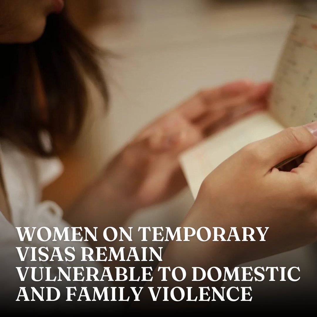 The Government says they are committed to urgently responding to the scale of men’s violence against women. But expert @MSegrave says there remains inaction on reforming our systems, especially when it comes to women on temporary visas. Read more → unimelb.me/3yrmWSx