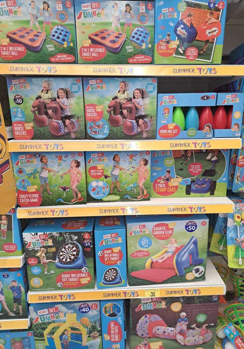 Make sure you maximise the sun when it appears by snapping up some outdoor toys and games in preparation🌞! We have toys and fun for all the family - some of them will definitely spark your competitive nature👊! Who can't wait to get out in the sun for longer than one day👀🤣?