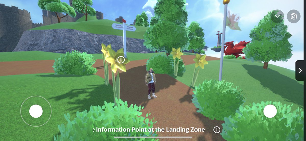 Just saw that the Welsh govt have released a Wales metaverse and I’m crying why does my character look like @callumshowells in The Way? Daffodils are absolute units