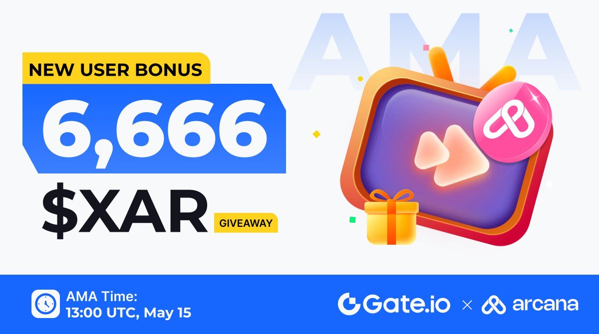 💎#GateLive Space AMA New User Bonus - Share 6,666 $XAR!

How to Claim:
✅For new users: Join the AMA at least 10 minutes
✅Referral reward: Invite a new user to attend the AMA

📍Watch & Earn: x.com/i/spaces/1plkq…