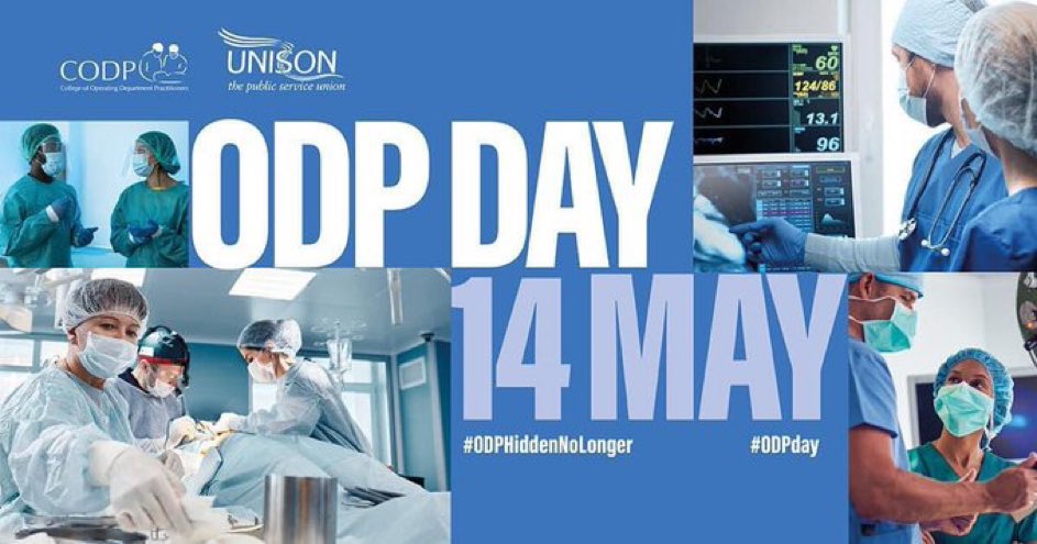 Happy Operating Department Practitioner Day 🎉
 #ODPDay

Today we are celebrating our wonderful ODPs <a href="/RWT_NHS/">The Royal Wolverhampton NHS Trust 🏥</a> 
#ODPHiddenNoLonger
<a href="/RWT_AHPs/">RWT AHPs</a>