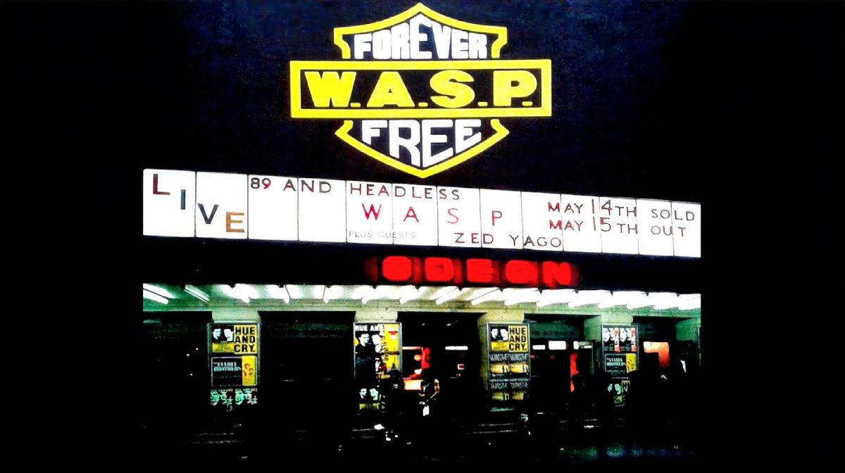 On this day in W.A.S.P. history - 14th May, 1989. Two night's began at the Hammersmith Odeon, London, UK.

#wasp #WaspHistory #ClassicWASP 
#BlackieLawless #TheHeadlessChildren
@WASPOfficial