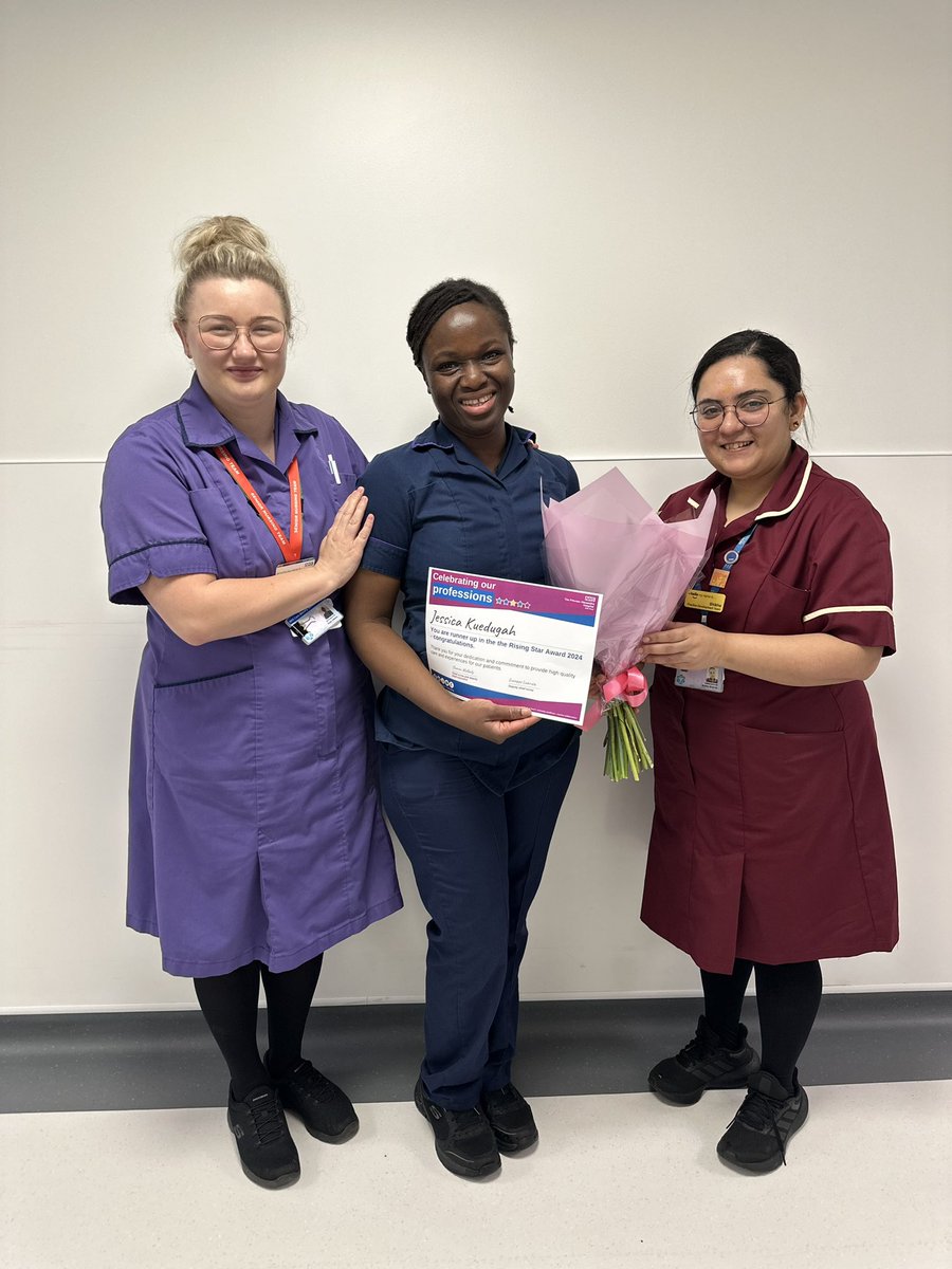 rubyhillinger's tweet image. Congratulations Jessica!!Celebrating our Professions runner up for the Rising Star award 2024! 🌟💐

@NHSHarlow 
@ShikhaPDN 
@pread152