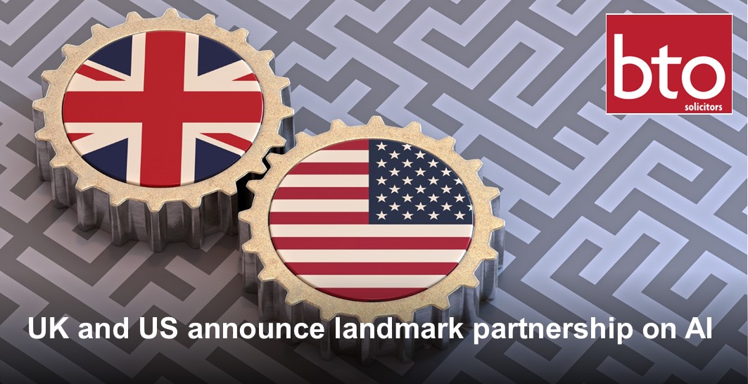 UK and US announce landmark partnership on #AI Safety - This historic agreement aims to mitigate risks posed by advanced AI, with the UK #AISafety Institute leading the charge with £100M funding. Read more here: ow.ly/P2YJ50RFlov #tech