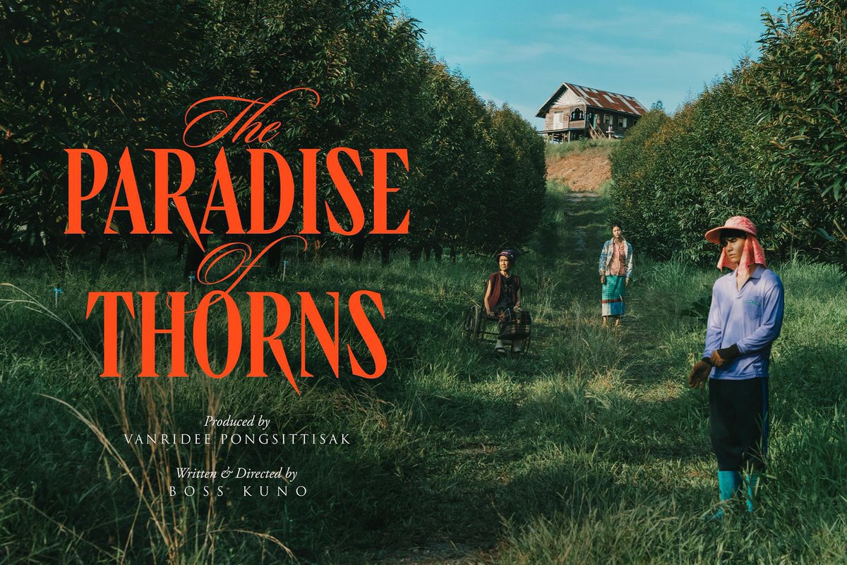 ‘The Paradise of Thorns’ 

ทองคำและเสก คู่รักเกย์ที่ทำงานสร้างทุกอย่างมาด้วยกัน รวมถึงการมีบ้านและสวนทุเรียน โศกนาฏกรรมเกิดเมื่อเสกเสียชีวิตจากอุบัติเหตุ เผยให้เห็นความจริงที่ว่าพวกเค้าไม่ใช่คู่แต่งงานตามกฎหมายไทย และทองคำไม่มีสิทธิ์ในทรัพย์สินที่พวกเค้าช่วยกันหามา

#JeffSatur