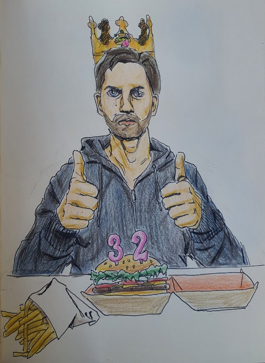 drew a ✨️ brand new ✨️ piece of art for @alanwake's fourteenth birthday! so glad you were birthed into this world al youve made it such a better place.