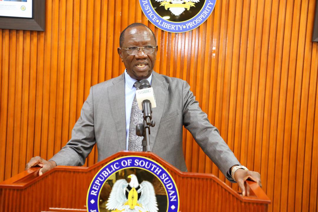 The IGAD Special Envoy for Sudan H.E.  <a href="/lawrncekorbandy/">Lawrence Korbandy</a>  had a meeting with H.E. Dr. Riek Machar Teny, the First Vice President <a href="/SouthSudanGov/">South Sudan Government</a> to discuss the current Sudan crisis and how to bring to an end the complex situation <a href="/kwaje_david/">David Kwaje</a> <a href="/DrWorkneh/">Dr Workneh Gebeyehu</a> <a href="/IGADsecretariat/">IGAD Secretariat</a> #mediation