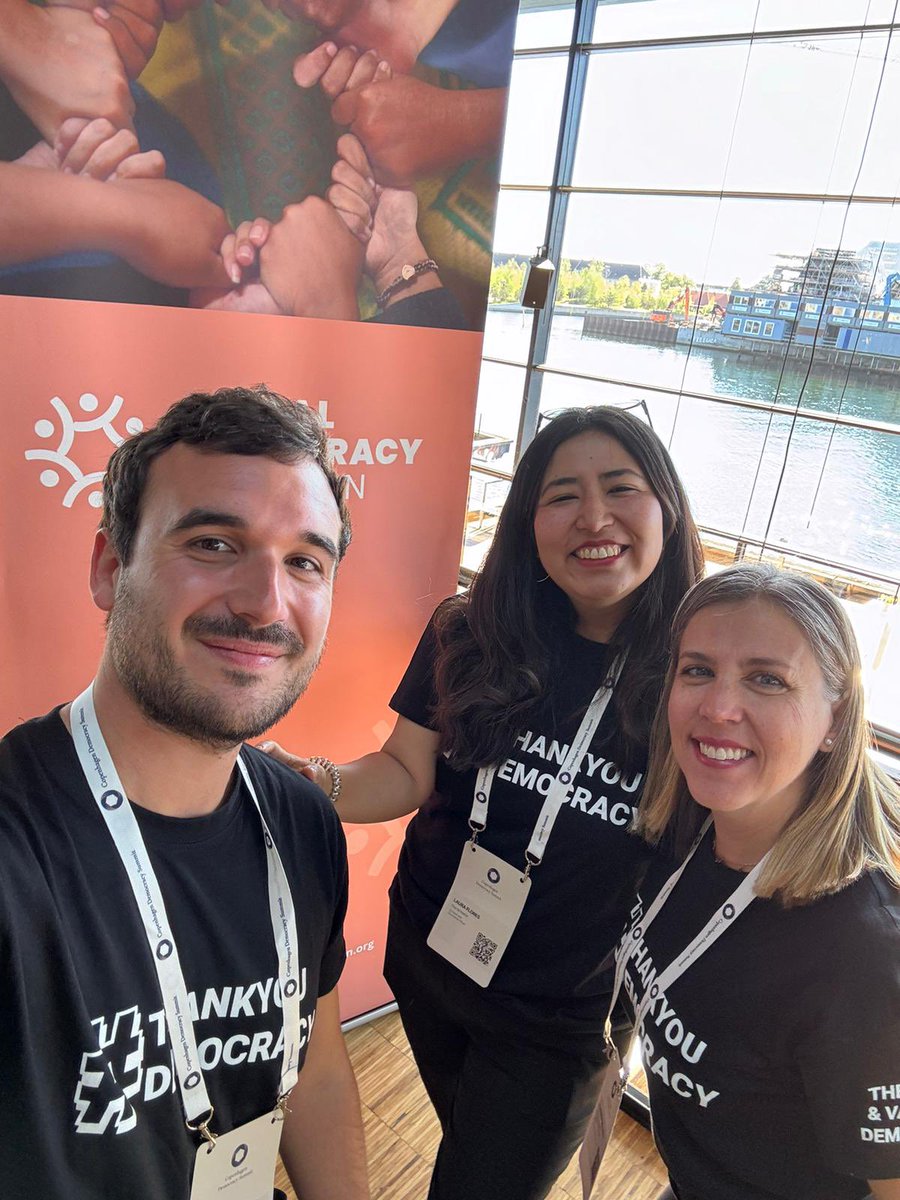 Exciting start to the Copenhagen Democracy Summit! Honored to be joined by two esteemed colleagues from <a href="/ClubdeMadrid/">Club de Madrid</a>, <a href="/Nestor_Baez/">Néstor Báez</a> and Laura Flores Reyes, discussing crucial paths towards strengthening democracy worldwide. #CDS2024 #DefendDemocracy