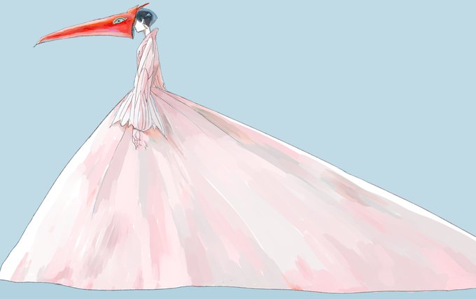 「ドレス 横顔」のTwitter画像/イラスト(新着)
