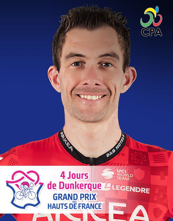 Anthony Delaplace is the spokesman for the riders in the 4 jours de Dunkerque Grand Prix Hauts de France in case of protocol for extreme weather conditions and safety issues.Thank you Anthony and good luck to all the riders! 🍀💪@anthodelaplace @4JDDunkerque #4JDD @hautsdefrance