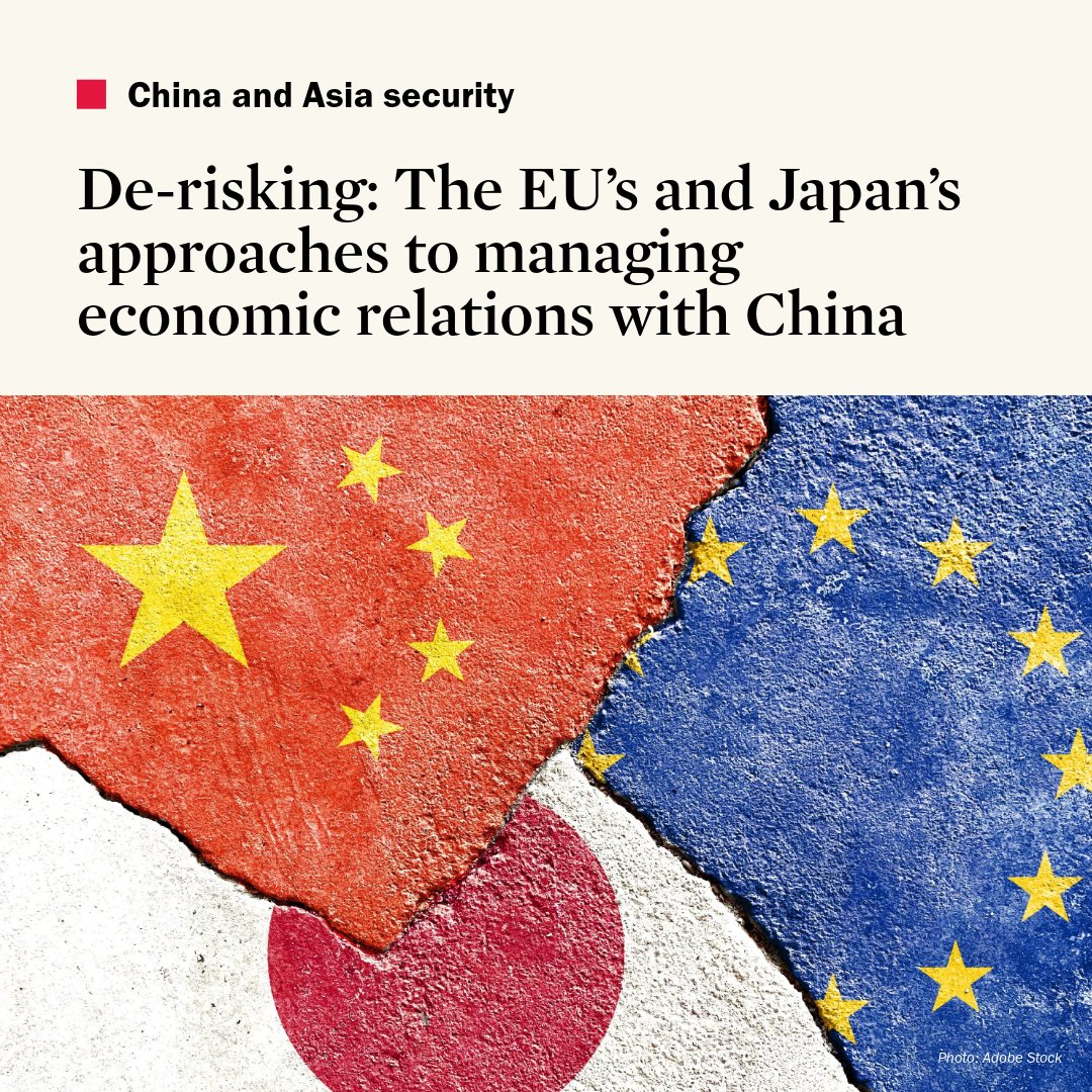 This SIPRI report examines the 🇪🇺EU’s and 🇯🇵Japan’s de-risking measures to managing economic relations with 🇨🇳China. Read the report ➡️ doi.org/10.55163/OBGL3…