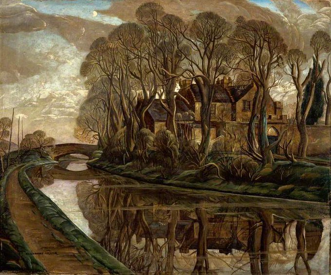 The House on the Canal Josephine Haswell Miller (1890–1975) Oil on Canvas (City Art Centre, Edinburgh)