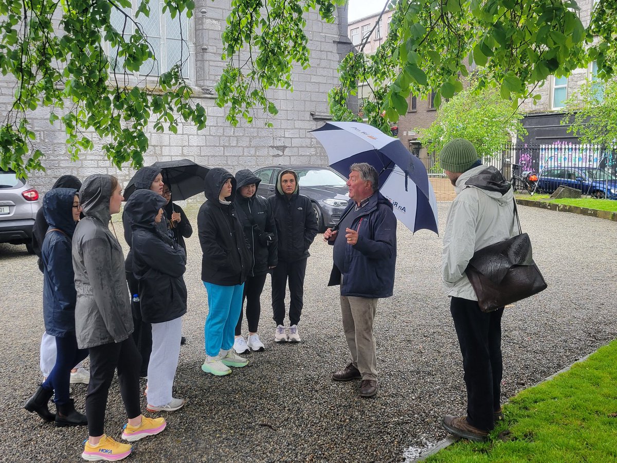We enjoyed a tour of Galway in typical Irish weather and even had the opportunity for a photo op with a local ghost!