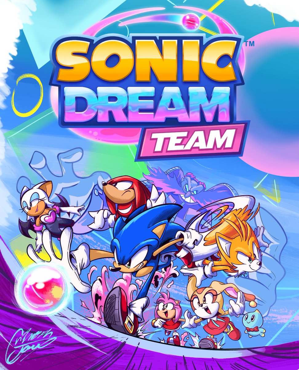 Dream Team

#SonicTheHedgehog #SonicDreamTeam #fanart #AmyRose #CreamtheRabbit #TailsTheFox #Knuckles #Rouge