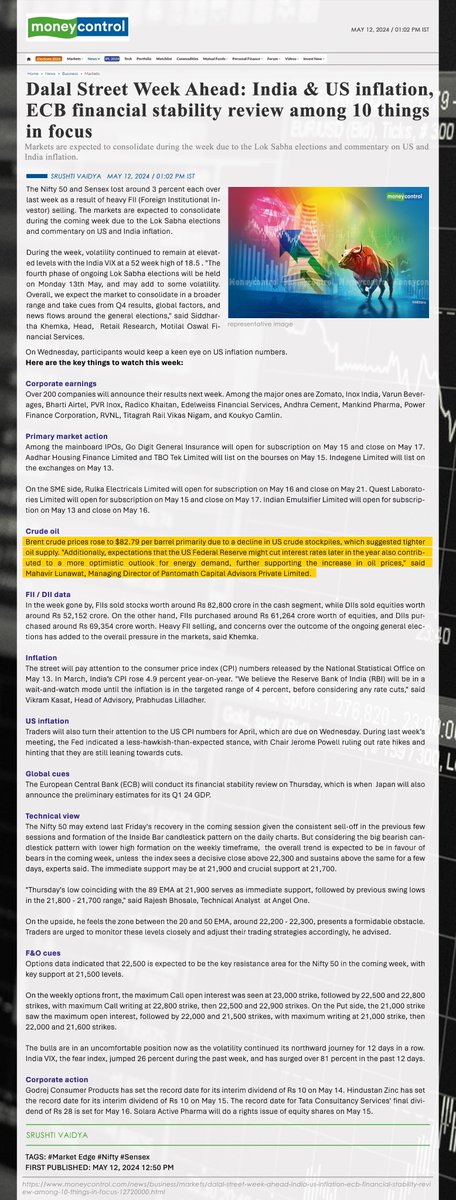 Pantomath Group (@pantomath_group) on Twitter photo Mr. <a href="/mahavirlunawat/">Mahavir Lunawat</a> , Managing Director of Pantomath Capital Advisors, was recently featured on moneycontrol.com, where he shared his expert insights on the factors fueling the surge in oil prices. Dive into his analysis to gain valuable insights. Mr. <a href="/mahavirlunawat/">Mahavir Lunawat</a> , Managing Director of Pantomath Capital Advisors, was recently featured on moneycontrol.com, where he shared his expert insights on the factors fueling the surge in oil prices. Dive into his analysis to gain valuable insights.