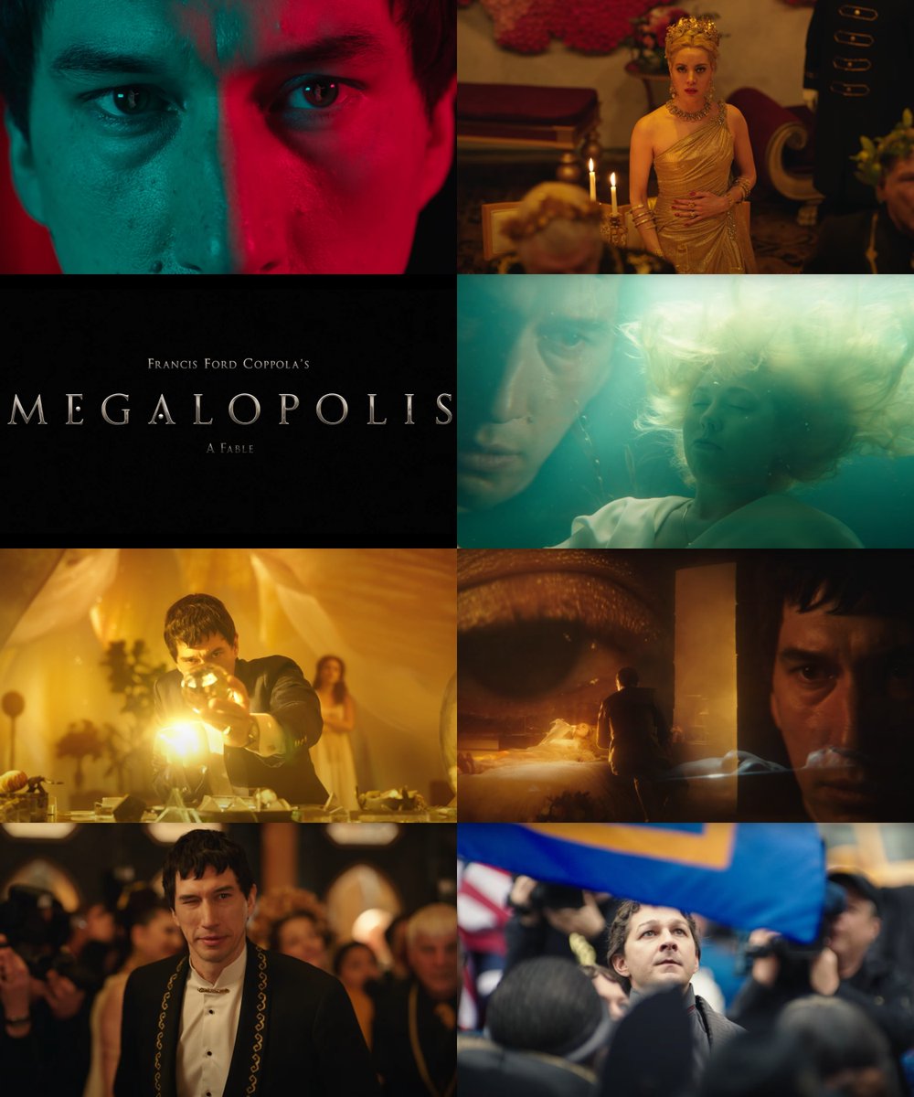 Just watched the Francis Ford Coppola's MEGALOPOLIS trailer - FREAKING MIND BLOWN.