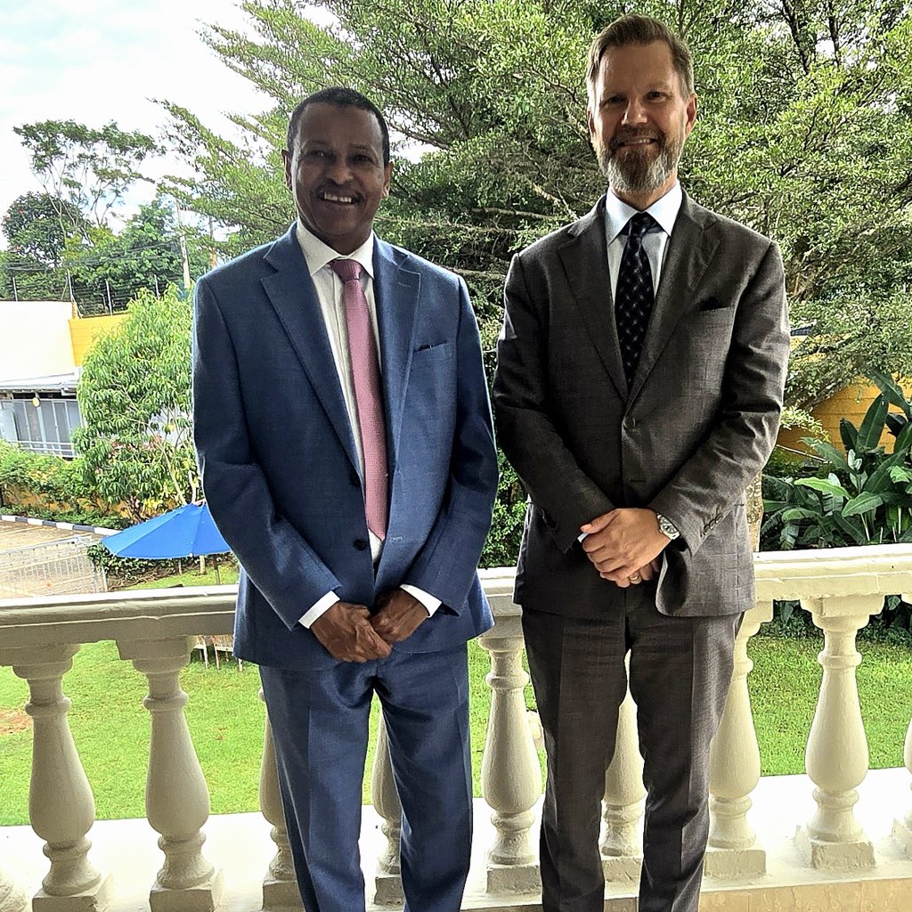 Great meeting with Amb. Joachim Waern @SwedAmbSomalia & @SwedeninSomalia 🇸🇪 to discuss humanitarian efforts & resilience building in #Somalia. Joint humanitarian & development efforts are crucial for achieving the social & economic goals in Somalia’s National Development Plan.