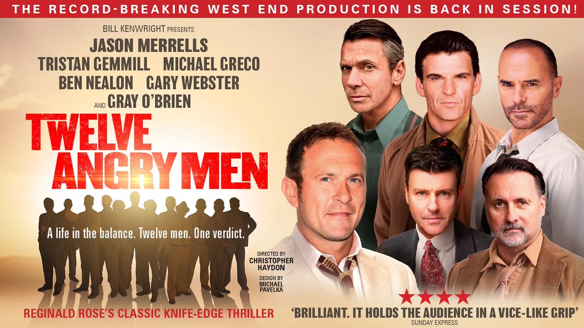 Got to see #TwelveAngryMen last night - great play.  

It’s on all week @grandoperayork go see it! 

#Guilty or #NotGuilty